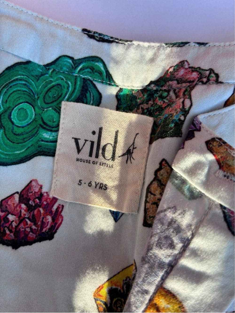 EUC Vild House of Little Gemstone Shirt 5/6y - Picture 4 of 4